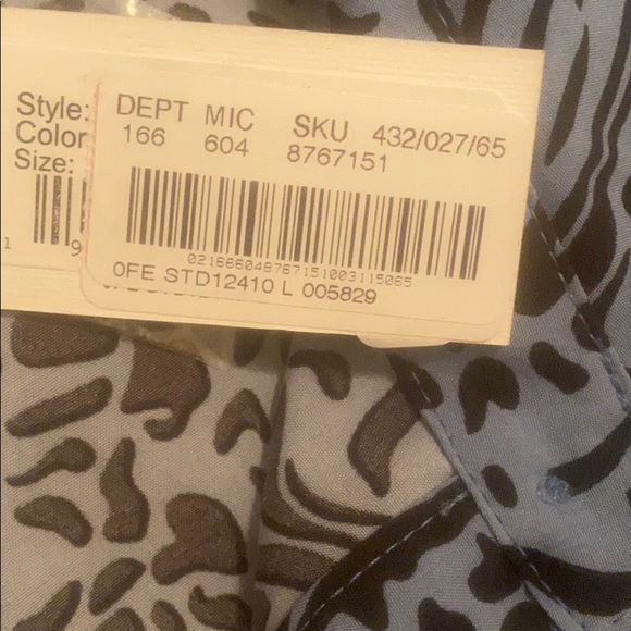 NWT Sugarlips Blue Animal Print Dress - Picture 7 of 7